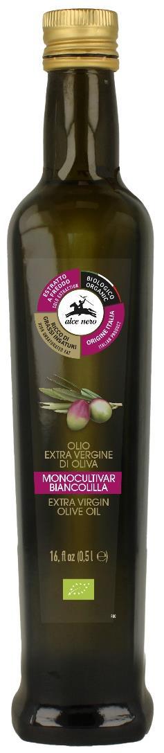 Oliwa z oliwek extra virgin Biancolilla BIO 500 ml — Alce Nero
