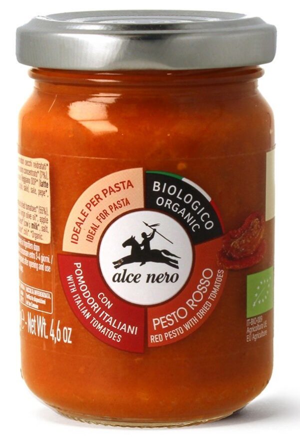 Pesto czerwone z suszonych pomidorów BIO 130 g — Alce Nero