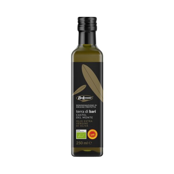 Oliwa z oliwek extra virgin PDO Terra di Bari Castel del Monte BIO 250 ml — Levante
