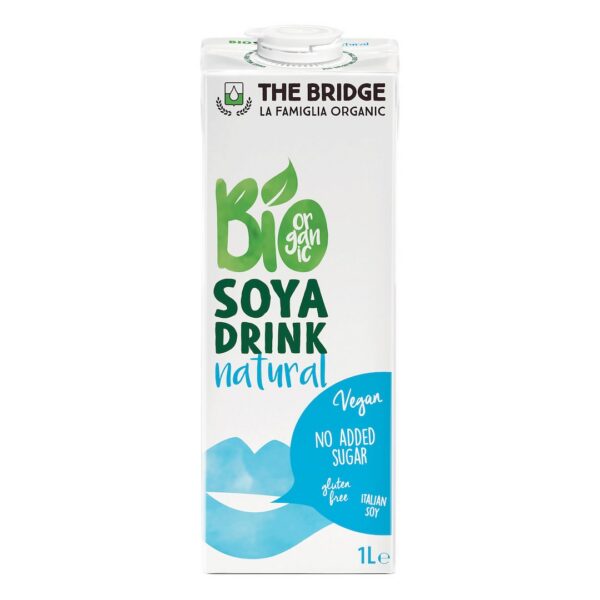 Napój sojowy bez dodatku cukrów bezglutenowy BIO 1 L — The Bridge
