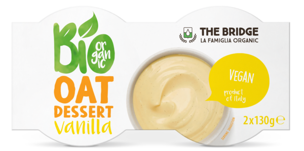 Deser owsiany o smaku waniliowym BIO (2 x 130 g) 260 g — The Bridge