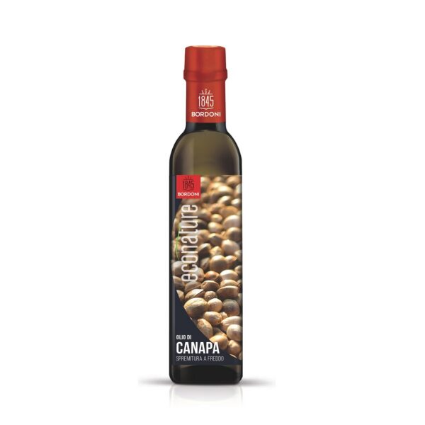 Olej konopny tłoczony na zimno BIO 250 ml — Bordoni