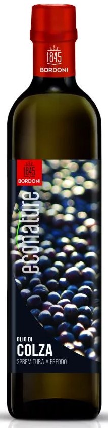 Olej rzepakowy (z prażonych nasion) tłoczony na zimno BIO 500 ml — Bordoni