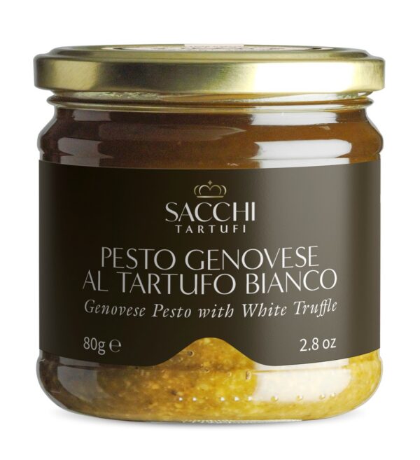 Pesto genovese z truflą białą 80 g — Sacchi Tartufi