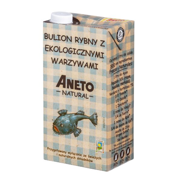 Bulion rybny z BIO warzywami w płynie bezglutenowy 1 L — Aneto Natural