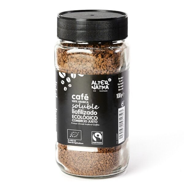 Kawa rozpuszczalna arabica 100 % Fair Trade BIO 100 g — ALTERNATIVA3