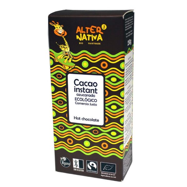Czekolada do picia Fair Trade bezglutenowa BIO 250 g — ALTERNATIVA3