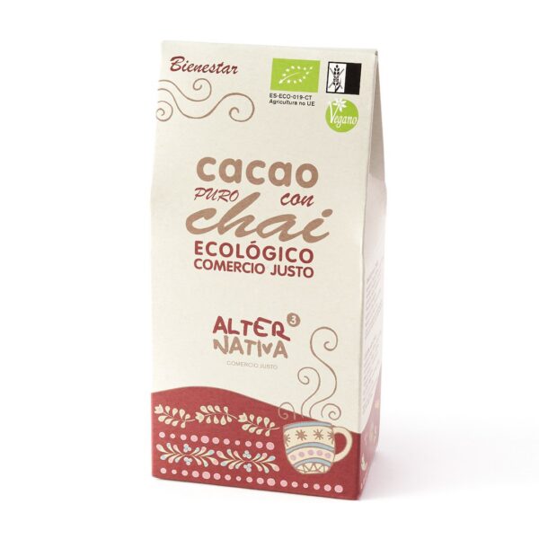 Kakao z chai bez dodatku cukrów bezglutenowe BIO 125 g — ALTERNATIVA3