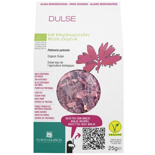 Algi morskie suszone, dulse BIO 25 g — Porto Muinos