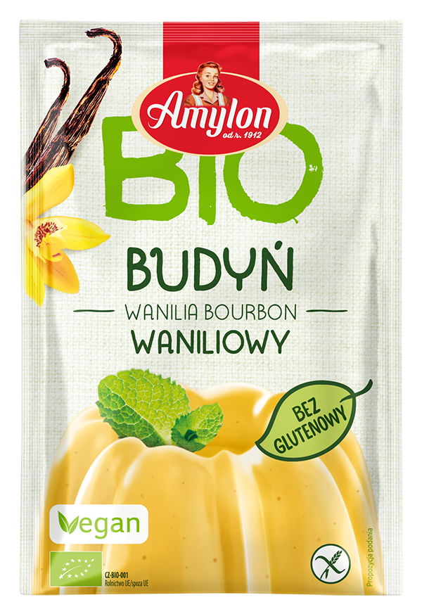 Budyń waniliowy bezglutenowy BIO 40 g — Amylon