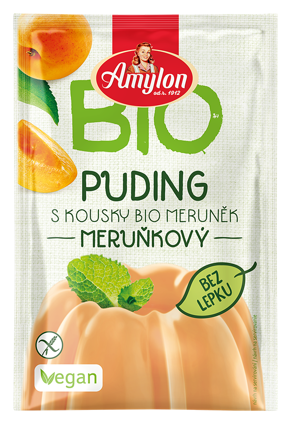 Budyń morelowy bezglutenowy BIO 40 g — Amylon