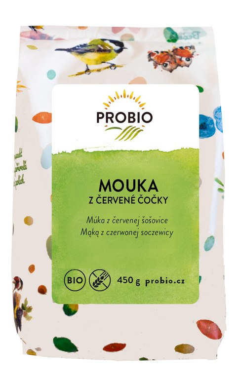 Mąka z soczewicy czerwonej bezglutenowa BIO 450 g — Probio