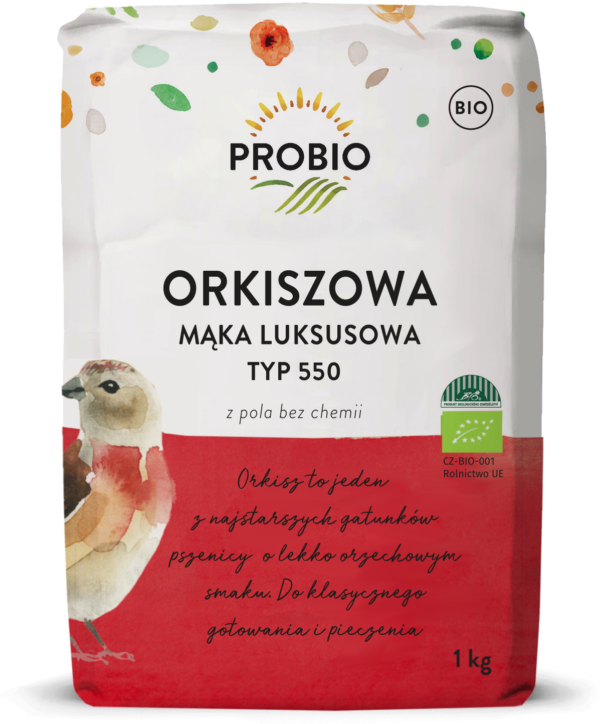 Mąka pszenna orkiszowa luksusowa typ 550 BIO 1 kg — Probio