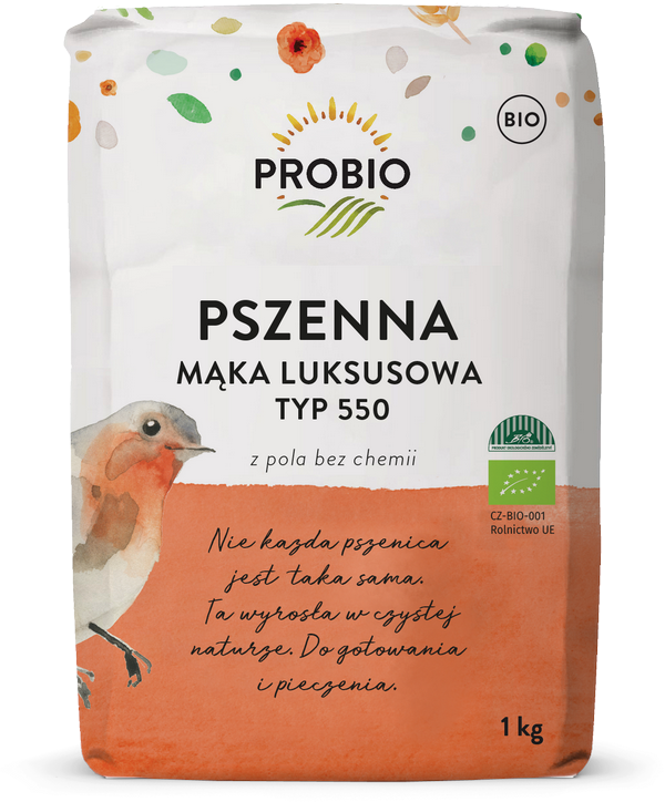 Mąka pszenna luksusowa typ 550 BIO 1 kg — Probio