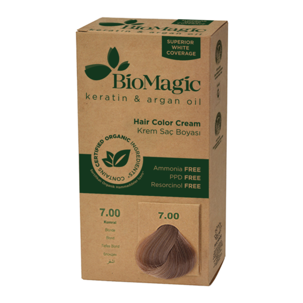 Farba do włosów blond (7.00) 250 g — Biomagic