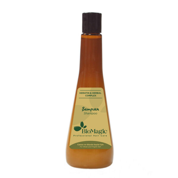 Szampon do włosów słabych i łamliwych z keratyną 300 ml — Biomagic