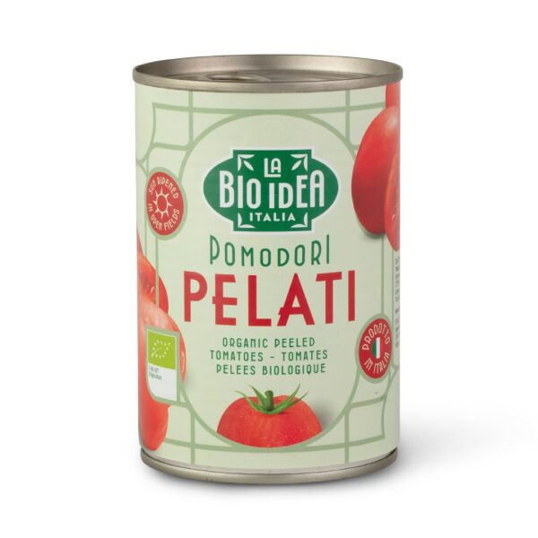 Pomidory pelati bez skóry BIO 400 g (240 g) — La Bio Idea