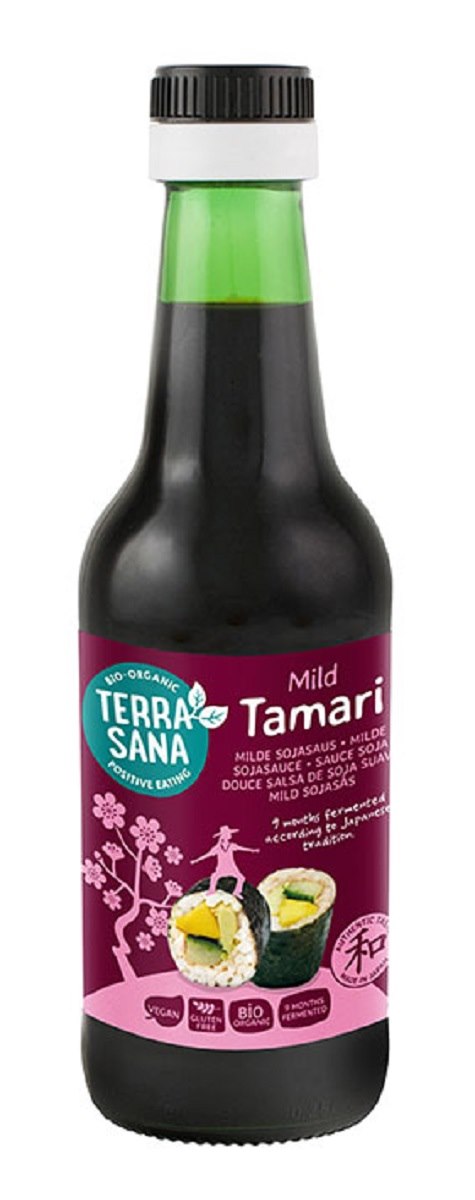 Sos sojowy tamari łagodny bezglutenowy BIO 250 ml — Terrasana