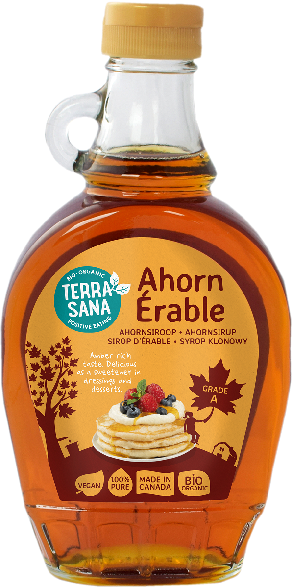 Syrop klonowy a BIO 330 g (250 ml) — Terrasana