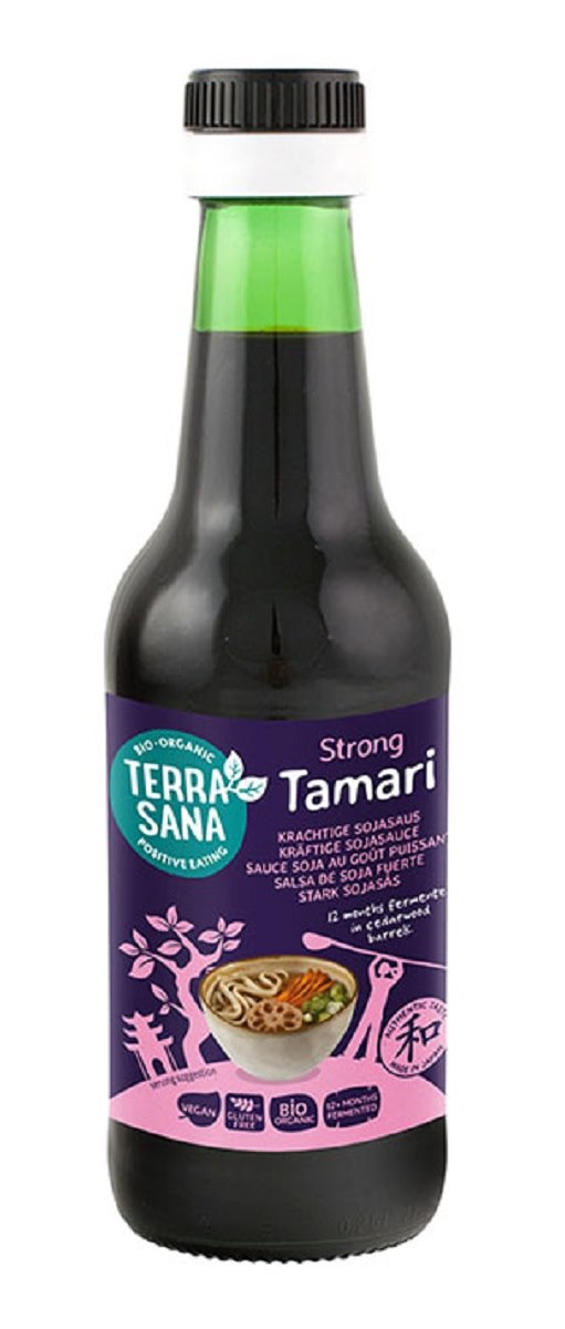 Sos sojowy tamari mocny bezglutenowy BIO 250 ml — Terrasana