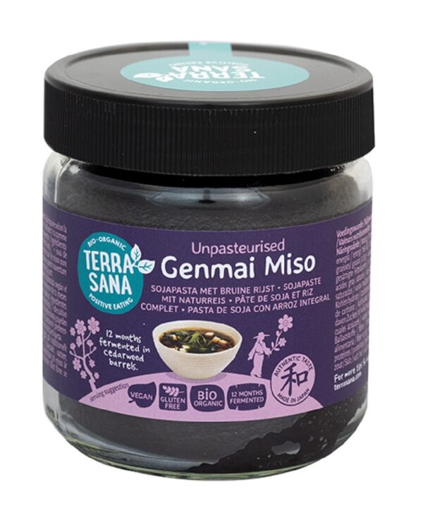 Miso genmai (pasta z soi i ryżu brązowego) bezglutenowa BIO 350 g — Terrasana