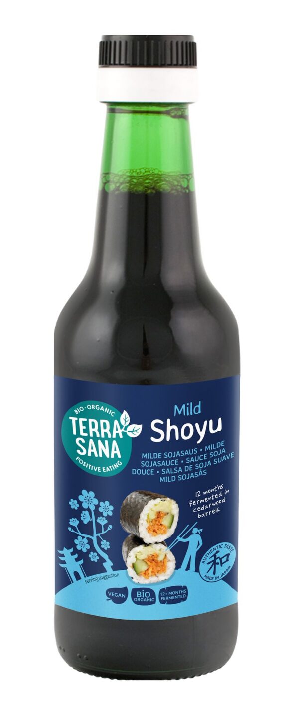 Sos sojowy shoyu łagodny BIO 250 ml — Terrasana