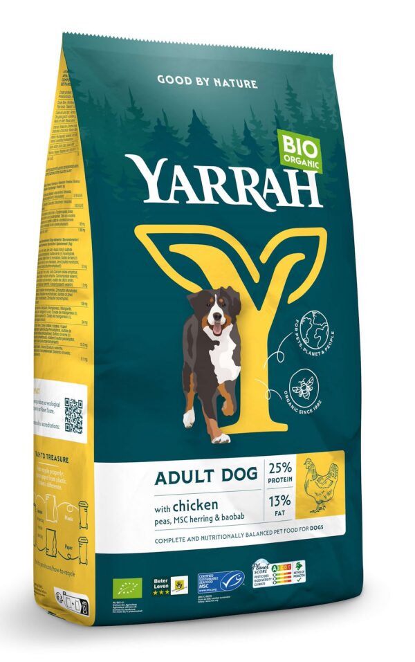 (Dla psa dorosłego) karma z kurczakiem BIO 2 kg — Yarrah