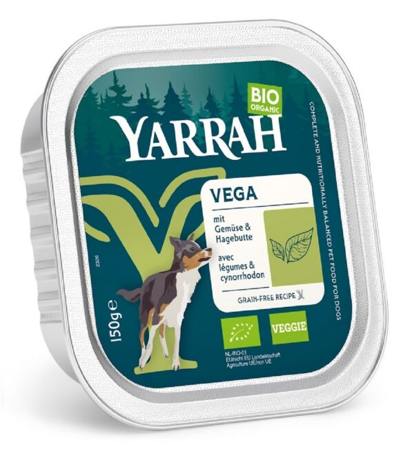 (Dla psa) karma Vega z owocami dzikiej róży BIO 150 g — Yarrah