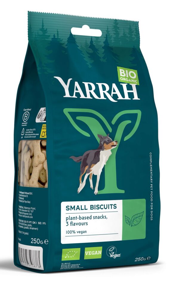 (Dla psa małej rasy) przysmak, ciastka zbożowe BIO 250 g — Yarrah