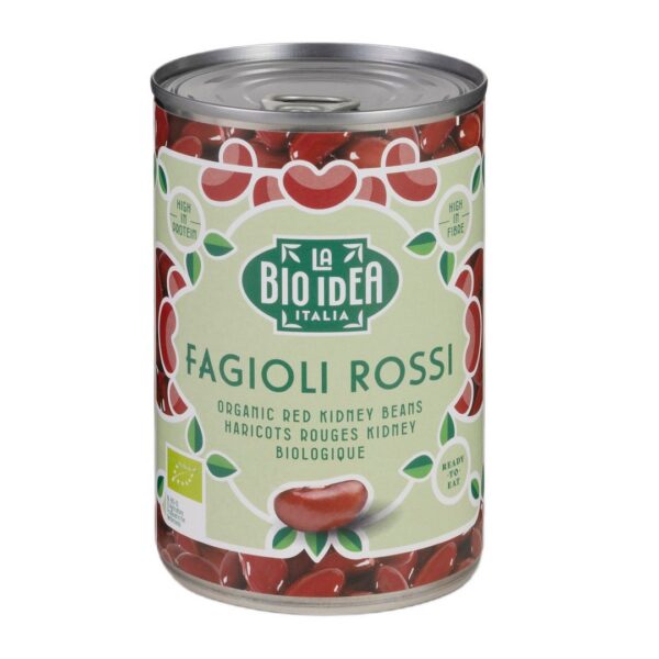 Fasolka czerwona kidney w zalewie BIO 400 g (240 g) — La Bio Idea