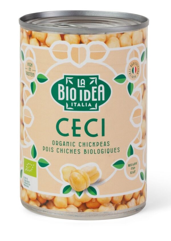 Ciecierzyca w zalewie BIO 400 g (240 g) — La Bio Idea