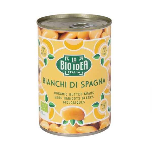 Fasola masłowa w zalewie BIO 400 g (240 g) — La Bio Idea