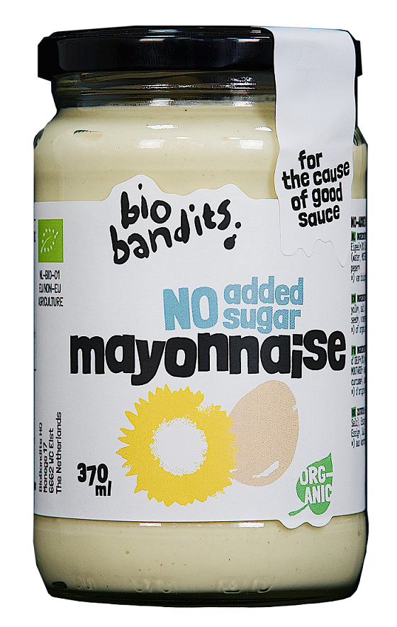Majonez jajeczny bez cukru BIO 370 ml — Bio Bandits