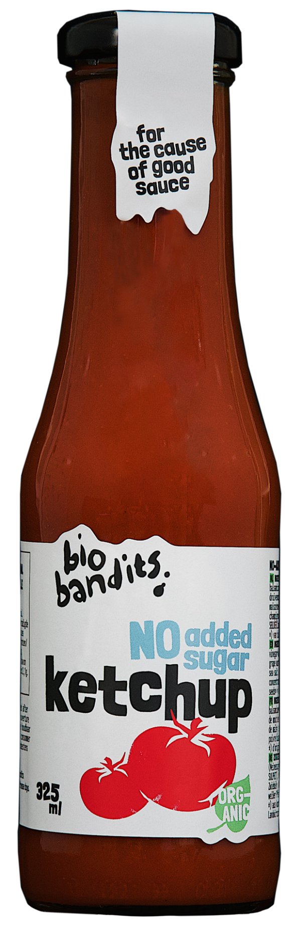 Ketchup bez dodatku cukrów BIO 325 ml — Bio Bandits