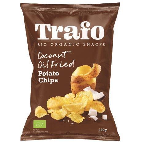 Chipsy ziemniaczane smażone na oleju kokosowym BIO 100 g — Trafo