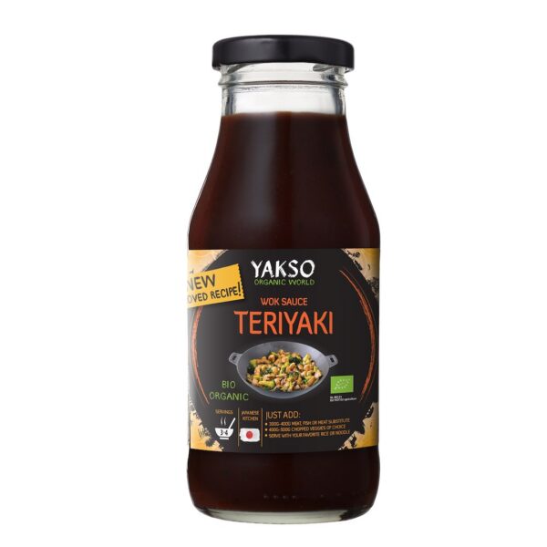 Sos sojowy słodki teriyaki do woka BIO 240 ml — Yakso