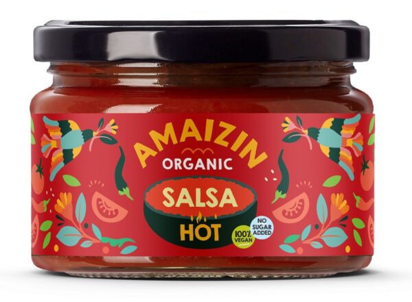 Sos salsa pikantny bezglutenowy BIO 260 g — Amaizin