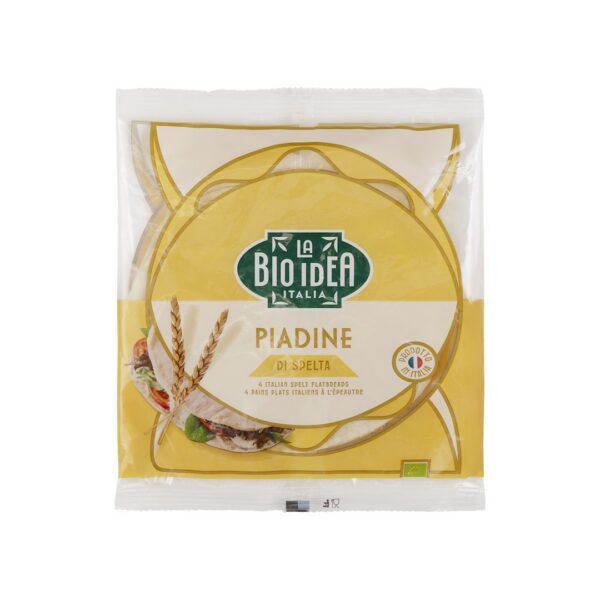 Piadina orkiszowa BIO (4 szt.) 260 g — La Bio Idea