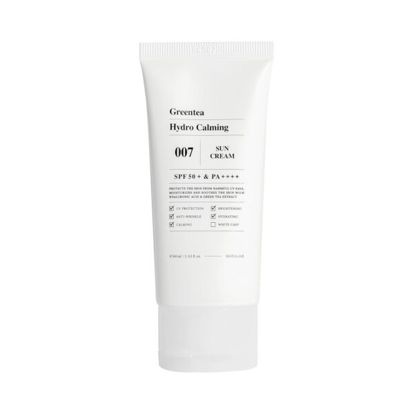 Krem przeciwsłoneczny koreański nawilżający zielona herbata SPF 50+ 60 ml — Barulab