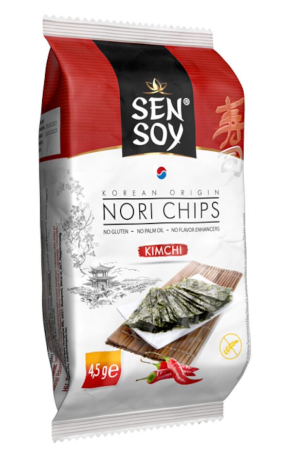 Chipsy nori kimchi bezglutenowe 4,5 g — Sen Soy