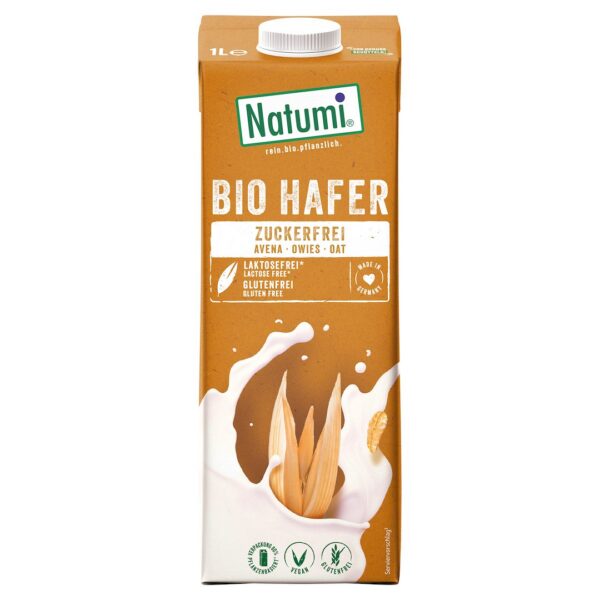 Napój owsiany bez cukru bezglutenowy BIO 1 L — Natumi
