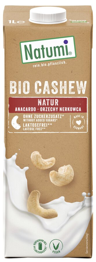 Napój z orzechów nerkowca bez cukru BIO 1 L — Natumi