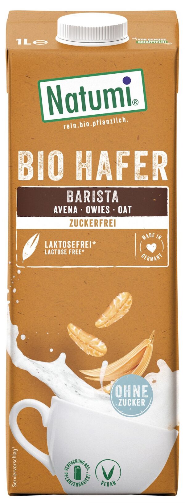 Napój owsiany barista bez cukru BIO 1 L