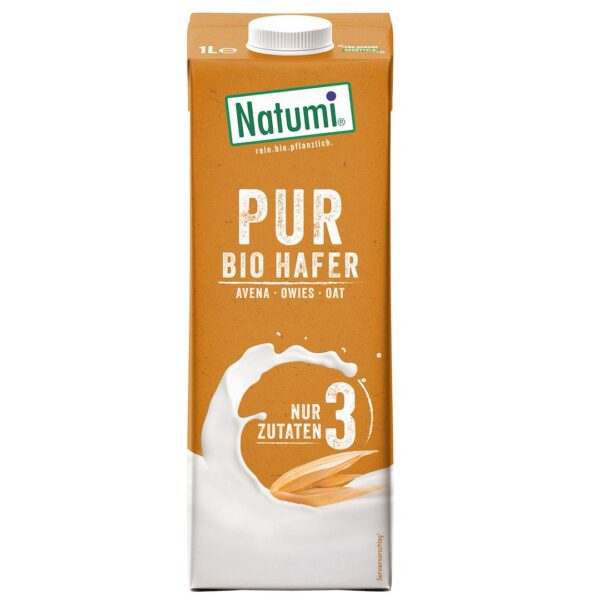 Napój owsiany Pure bez dodatku cukrów BIO 1 L