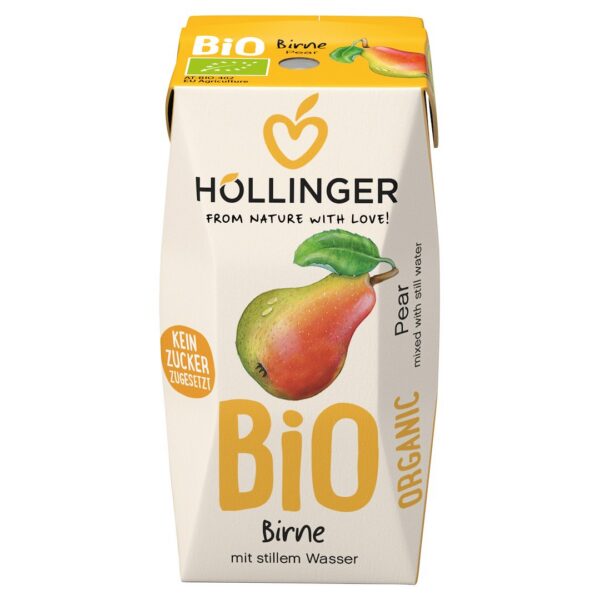 Nektar gruszkowy bez dodatku cukrów BIO 200 ml — Hollinger