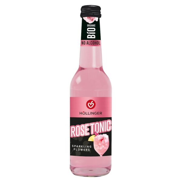 Drink musujący bezalkoholowy Rose tonic BIO 330 ml — Hollinger