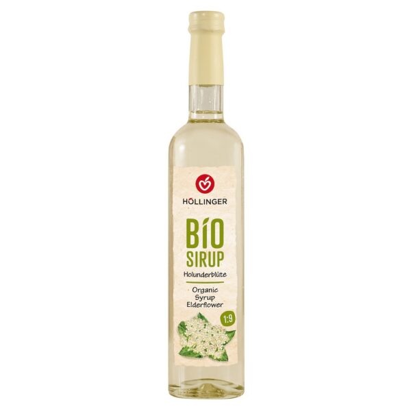 Syrop o smaku kwiatów czarnego bzu BIO 500 ml — Hollinger
