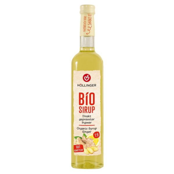 Syrop imbirowo-cytrynowy BIO 500 ml — Hollinger
