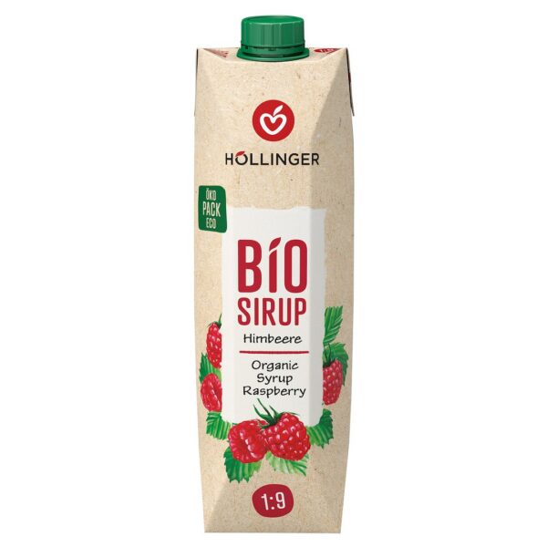 Syrop malinowy BIO 1 L — Hollinger