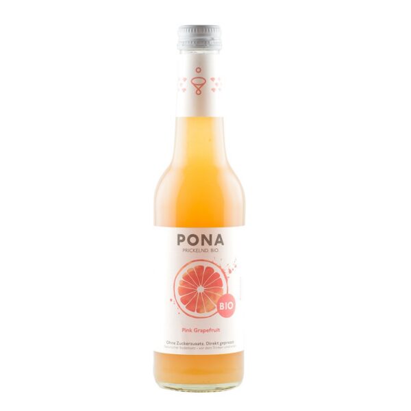 Lemoniada różowy grejpfrut bez dodatku cukrów BIO 330 ml — Pona